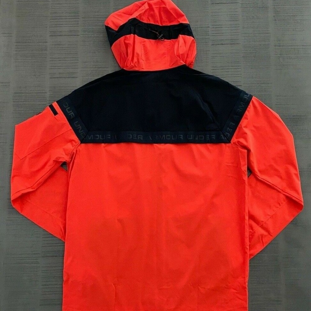 UNDER ARMOUR UA PURSUIT WINDBREAKER JACKET SIZE L - Picture 6 of 7